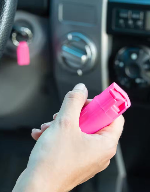 Load image into Gallery viewer, Pink Key Case Pepper Spray with Quick Release
