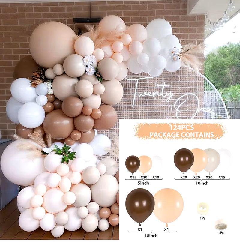 Pink Balloon Garland Arch Kit Wedding Birthday Party Decoration Baby Shower Girl Confetti Latex Pink Balloon Birthday Decor