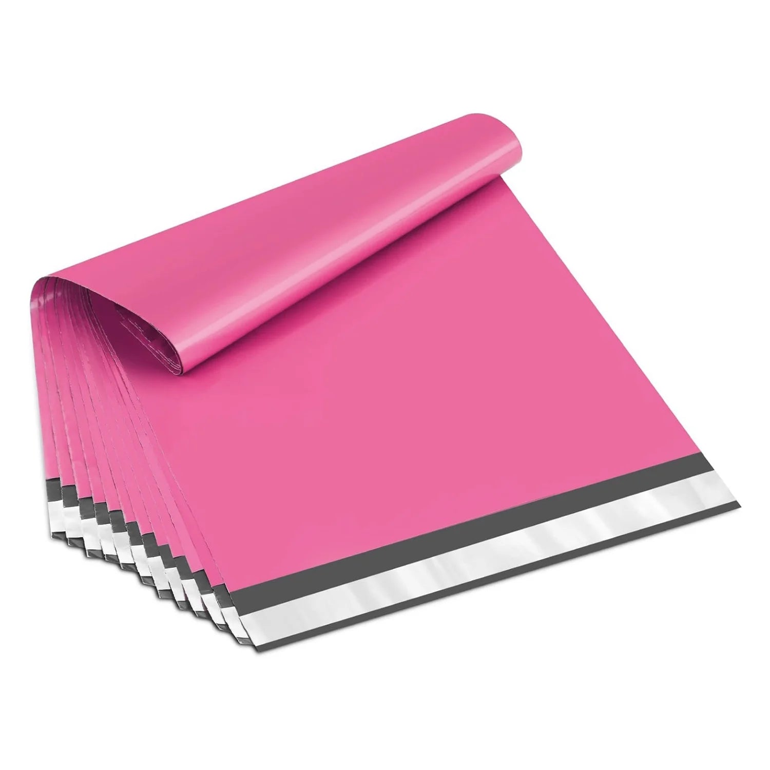 SSBM Pink Poly Mailers, 19X24 Inch, 200 Pack, Glamour Shipping Mailers, Peel and Seal Strip Adhesive Envelopes