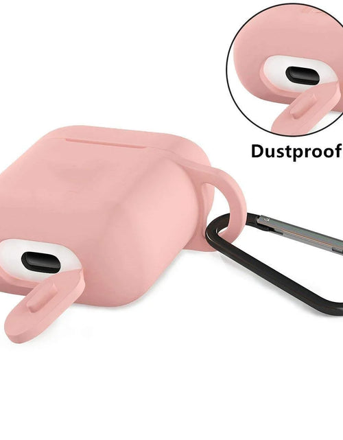 Load image into Gallery viewer, Baby Pink Airpods 1 &amp; 2 (Gen 2) Case Full Protective Silicone Cover Skin Apple Airpods Charging Case with Keychain (Pink)
