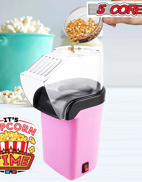 Load image into Gallery viewer, 5Core Hot Air Popcorn Machine, 16 Cup, Electric Oil-Free Pop Corn Kernel Popper Bpa-Free Food Safe Pink
