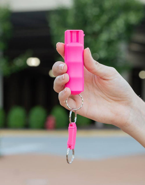 Load image into Gallery viewer, Pink Key Case Pepper Spray with Quick Release
