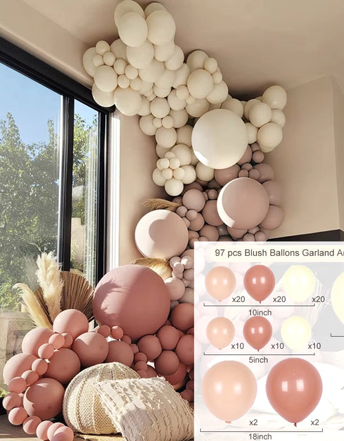 Load image into Gallery viewer, Pink Balloon Garland Arch Kit Wedding Birthday Party Decoration Baby Shower Girl Confetti Latex Pink Balloon Birthday Decor

