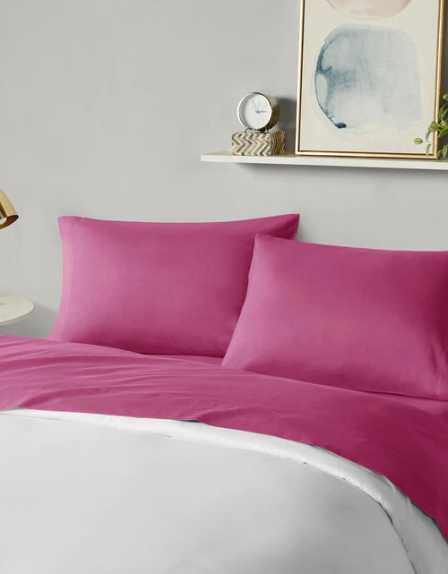 Load image into Gallery viewer, Microfiber Sheet Set , Full, Pink
