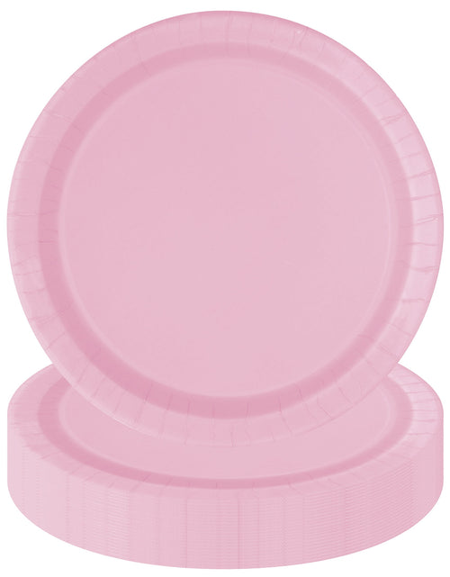 Load image into Gallery viewer, ! Light Pink Paper Dessert Plates, 7In, 24Ct
