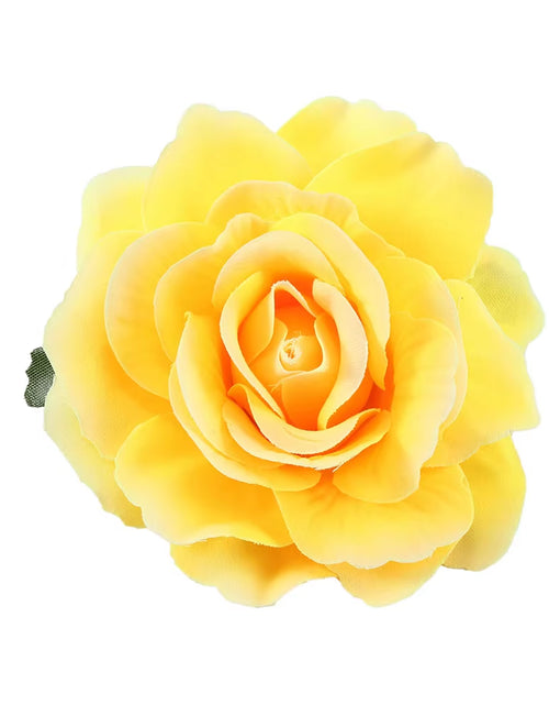 Load image into Gallery viewer, DIY Headdress Hair Accessories for Bridal Wedding Flocking Cloth Red Rose Flower Hairpin Hair Clip Wedding Party Accessories

