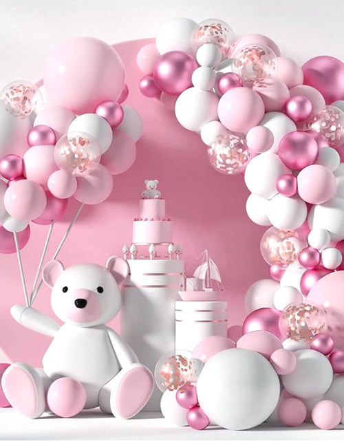 Load image into Gallery viewer, Pink Balloon Garland Arch Kit Wedding Birthday Party Decoration Baby Shower Girl Confetti Latex Pink Balloon Birthday Decor
