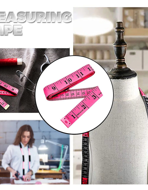 Load image into Gallery viewer, Measuring Clearance Measuring Tape for Body Fabric Sewing Tailor Cloth Knitting Home Craft Measureme Tools Pink
