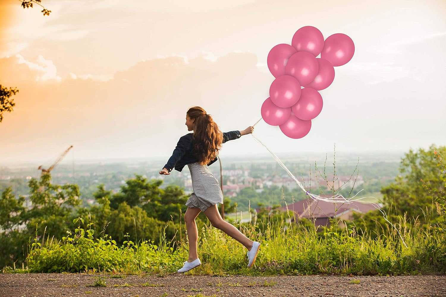 Rose Pink Balloons - Matte Bright Pink Balloons - Globos Rosas/Baby Pink Balloons 12 Inch, Pink Latex Balloons - Soft Pink Balloons/Pastel Pink Balloons - 72 Pink Balloons