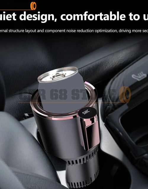 Load image into Gallery viewer, DC 12V Warmer Cooler Smart Car Cup Car Heating Cooling Cup 2-In-1 Car Office Cup Mug Holder Cooling Beverage Travel Drinks Cans
