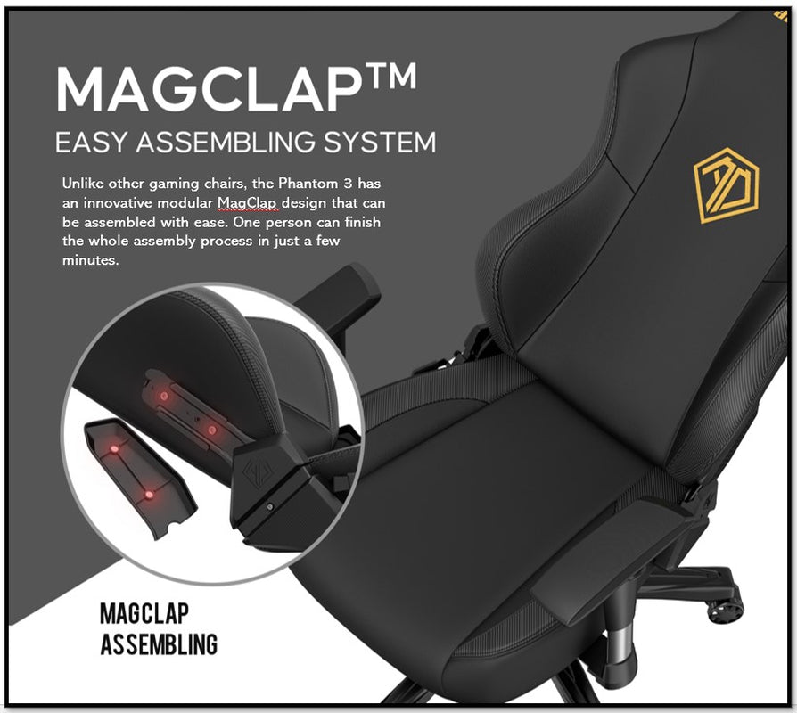 Phantom 3 Pink PVC Leather PC & Racing Gaming Chair