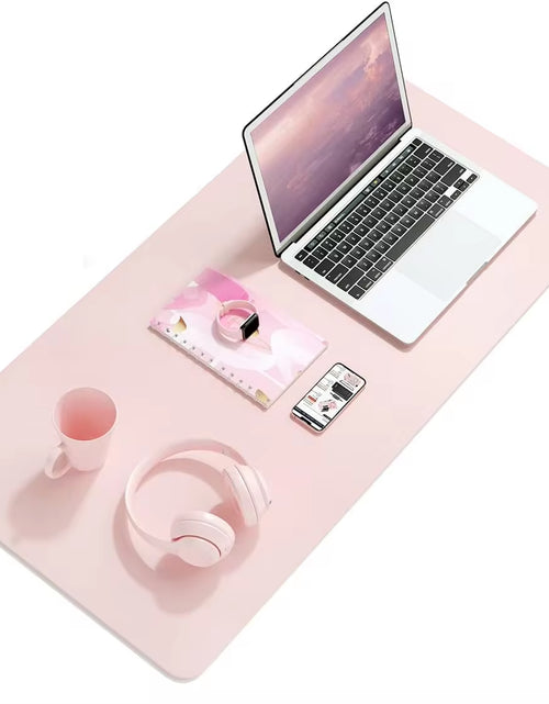 Load image into Gallery viewer, Desk Mat Waterproof PVC Mouse Pad Leather Desk Protective Cover Pink Large Computer Girls Laptop Non-Slip Gaming Keyboard Mats
