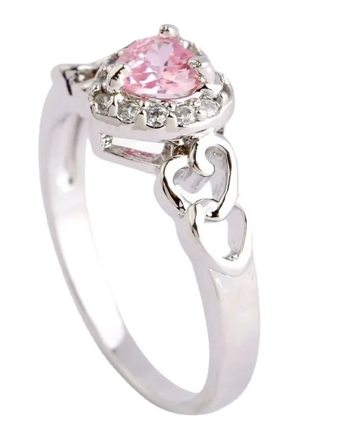 Load image into Gallery viewer, Pink Zircon Ring

