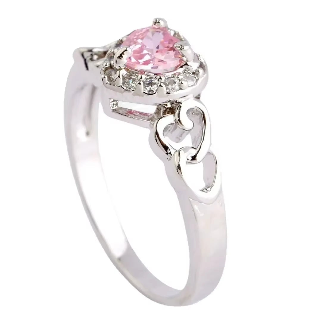 Pink Zircon Ring