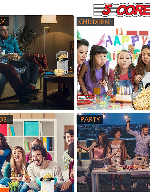 Load image into Gallery viewer, 5Core Hot Air Popcorn Machine, 16 Cup, Electric Oil-Free Pop Corn Kernel Popper Bpa-Free Food Safe Pink
