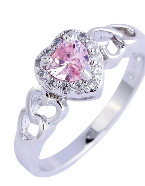 Load image into Gallery viewer, Pink Zircon Ring
