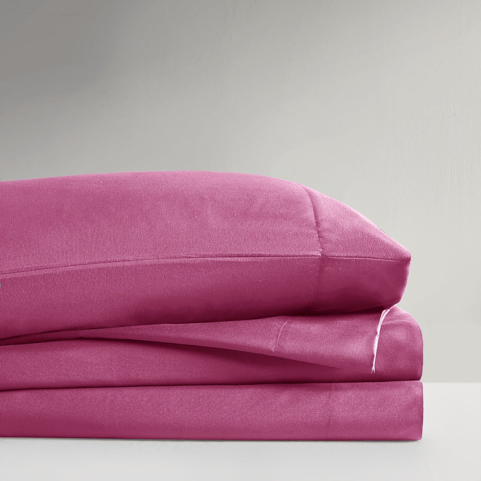 Microfiber Sheet Set , Full, Pink