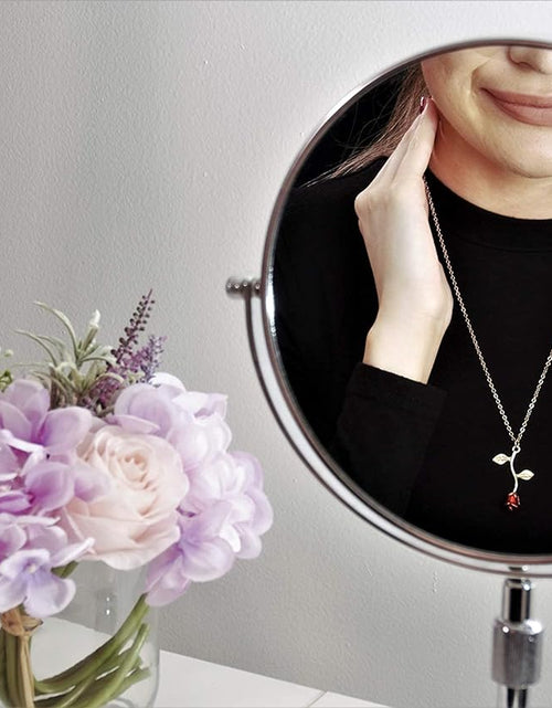 Load image into Gallery viewer, Gold Rose Pendant Necklace for Women - Aesthetic, Preppy Jewelry for Teen Girls and Women - Dainty Gold Necklace for Women - Gold Necklace for Women Trendy - 14K Gold Necklace for Women
