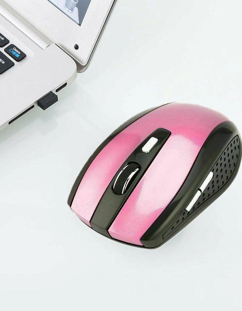 Load image into Gallery viewer, New 2.4Ghz Wireless USB Receiver Mouse Mice Computer Mouse Pink
