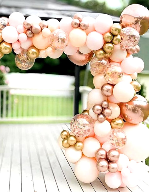 Load image into Gallery viewer, Pink Balloon Garland Arch Kit Wedding Birthday Party Decoration Baby Shower Girl Confetti Latex Pink Balloon Birthday Decor
