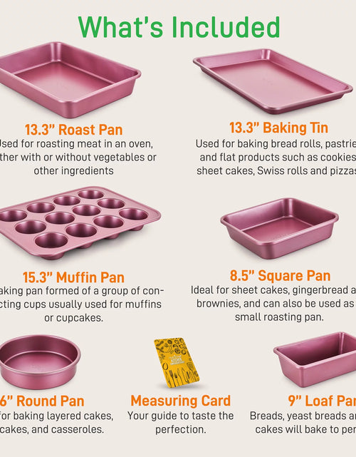 Load image into Gallery viewer, Nonstick Cooking Cookware Pots &amp; Pans, 20 Pieces, Marron Pink
