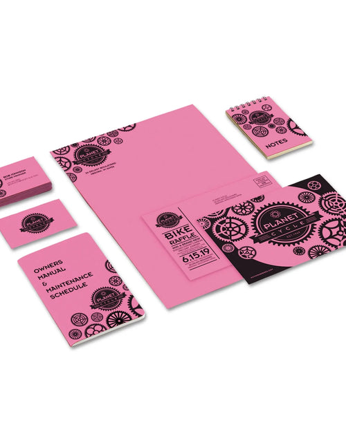 Load image into Gallery viewer, Astrobrights Color Cardstock, Pulsar Pink, 8.5&quot; X 11&quot;, 250 Count
