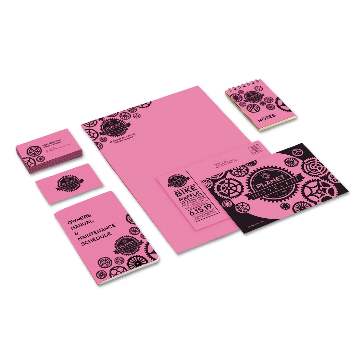 Astrobrights Color Cardstock, Pulsar Pink, 8.5" X 11", 250 Count