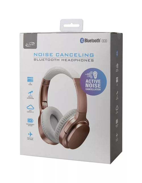 Load image into Gallery viewer, Active Noise Cancellation Bluetooth Headphones, IAHN40RGD

