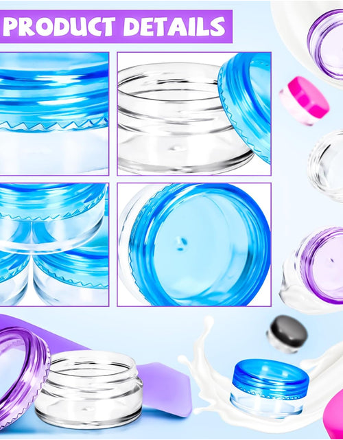 Load image into Gallery viewer, 100-Piece 5G Cosmetic Sample Jars - Empty Small Containers for Makeup, Lip Balm
