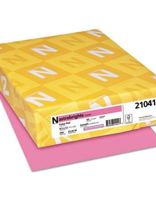Load image into Gallery viewer, Astrobrights Color Cardstock, Pulsar Pink, 8.5&quot; X 11&quot;, 250 Count
