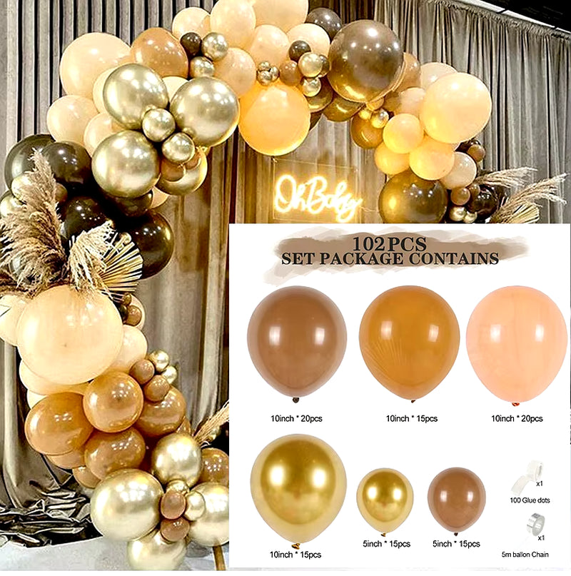 Pink Balloon Garland Arch Kit Wedding Birthday Party Decoration Baby Shower Girl Confetti Latex Pink Balloon Birthday Decor