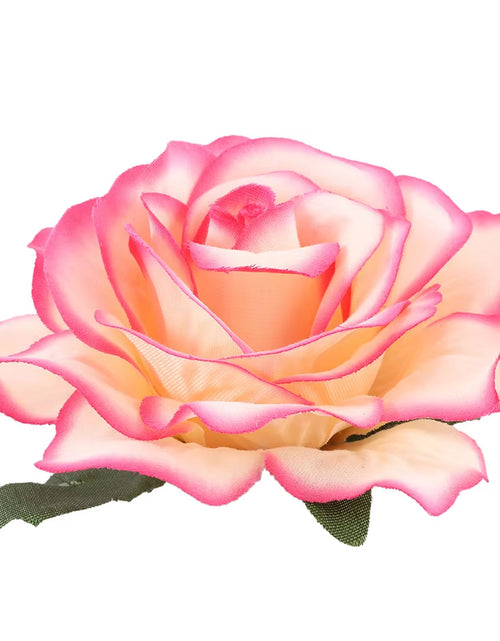 Load image into Gallery viewer, DIY Headdress Hair Accessories for Bridal Wedding Flocking Cloth Red Rose Flower Hairpin Hair Clip Wedding Party Accessories
