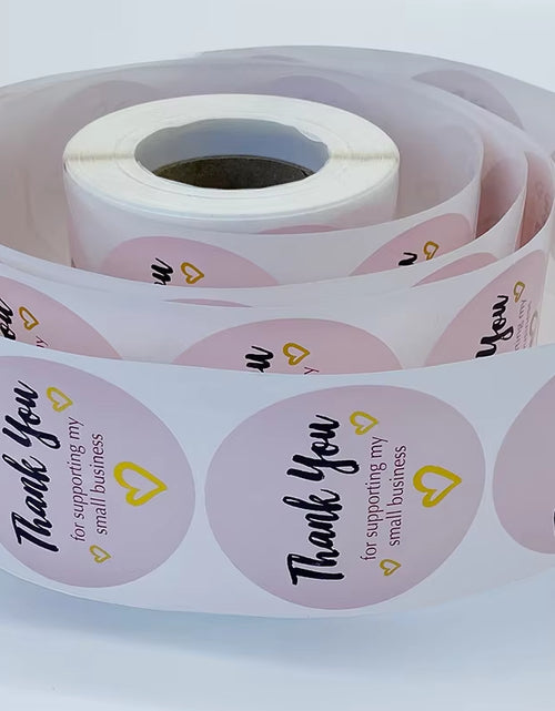 Load image into Gallery viewer, Exquisite XL Size 2 Inch/50Mm Thank You Stickers Handmade with Love Labels for Small Business Envelope Gift Wedding Baking Decor
