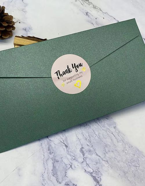 Load image into Gallery viewer, Exquisite XL Size 2 Inch/50Mm Thank You Stickers Handmade with Love Labels for Small Business Envelope Gift Wedding Baking Decor
