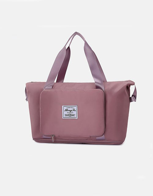 Load image into Gallery viewer, Foldable Storage Travel Bag Waterproof Large Capacity Gym Fitness Bag Weekender Overnight for Women
