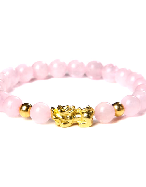 Load image into Gallery viewer, Women Girl Rose Pink Crystal Beads Bracelet for Ladies Natural Pink Rhodochrosite Rhodonite Stone Beads Bracelet Jewelry Gifts
