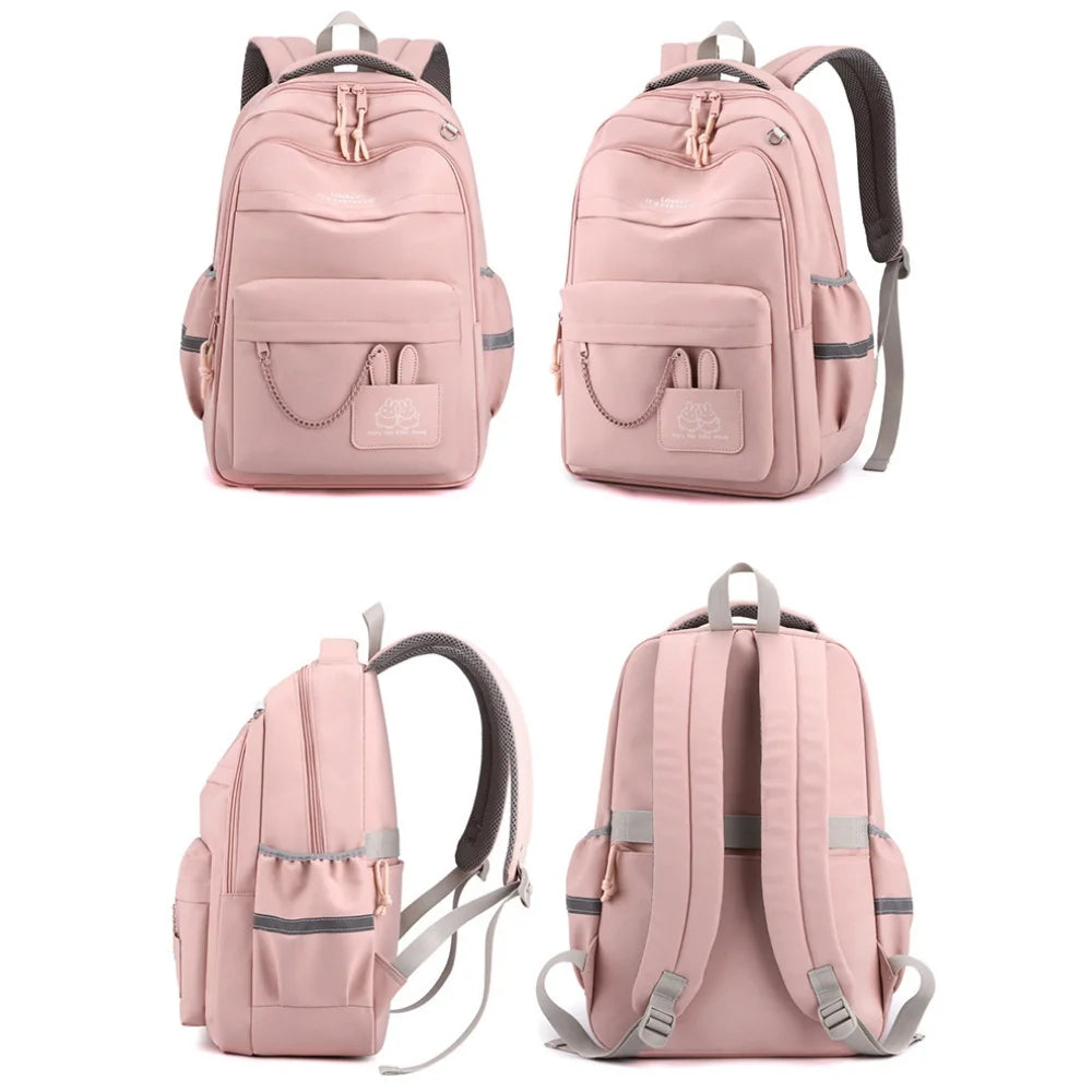 School Backpack for Girls, Kids School Bag for Teens Girls , Students Bookbag Gifts, Pink