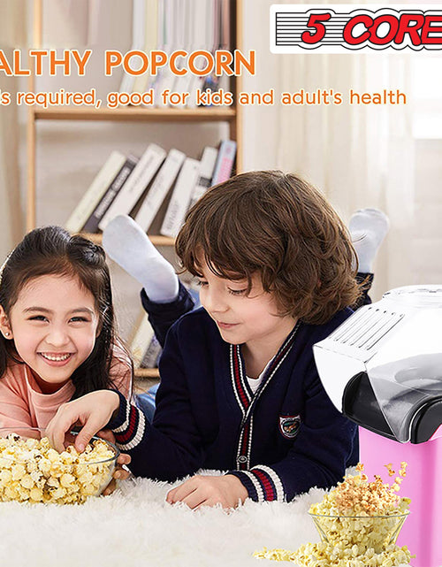 Load image into Gallery viewer, 5Core Hot Air Popcorn Machine, 16 Cup, Electric Oil-Free Pop Corn Kernel Popper Bpa-Free Food Safe Pink
